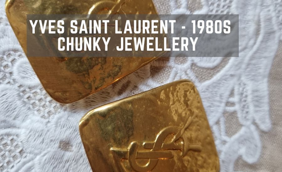 Yves Saint Laurent 1980s Chunky Jewellery