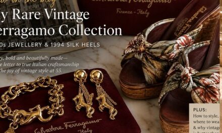 My Rare Vintage Ferragamo Collection: 1980s Jewellery and 1994 Silk Heels